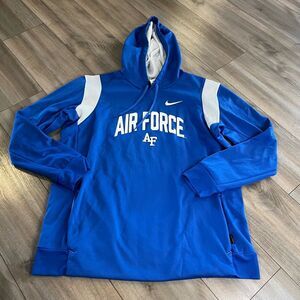 Nike‎ Air Force Blue Athletic Casual Hoodie Men XL